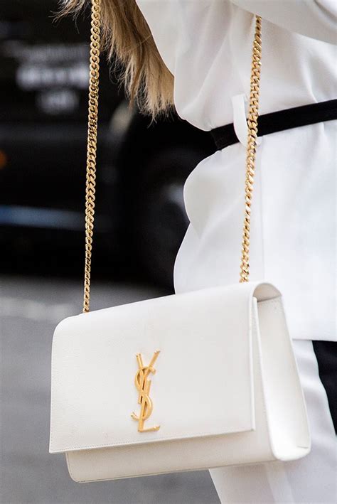 white ysl bag|yves saint laurent white bag.